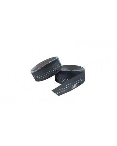 Cinta de manubrio Deda Presa, negro/celeste