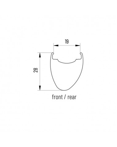 Ruedas Miche RACE PRO DX, freno disco, POB, Par