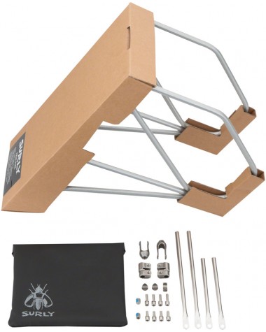 Parrilla Surly CroMoly Rear Rack: Silver  