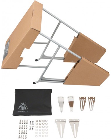 Parrilla Surly CroMoly Front Rack 2.0: Silver  