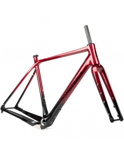 Cuadro Bombtrack Hook Ext C, Gravel, Carbono, Rojo-Negro