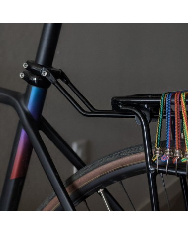 Collarín Salsa Post-Lock Rack Mount, 31.6mm, negro
